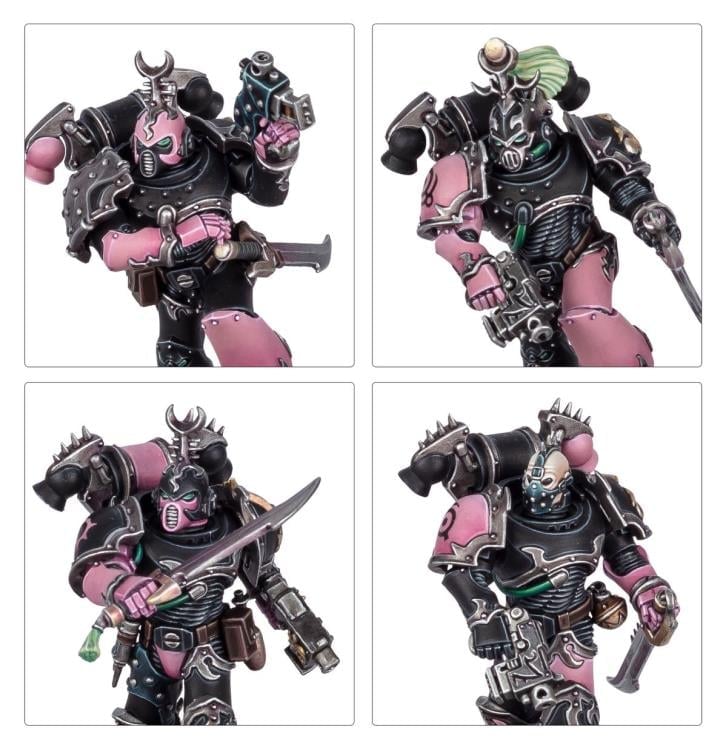 Warhammer 40,000 Emperor's Children Tormentors Citadel Miniatures Set Gallery Image 6