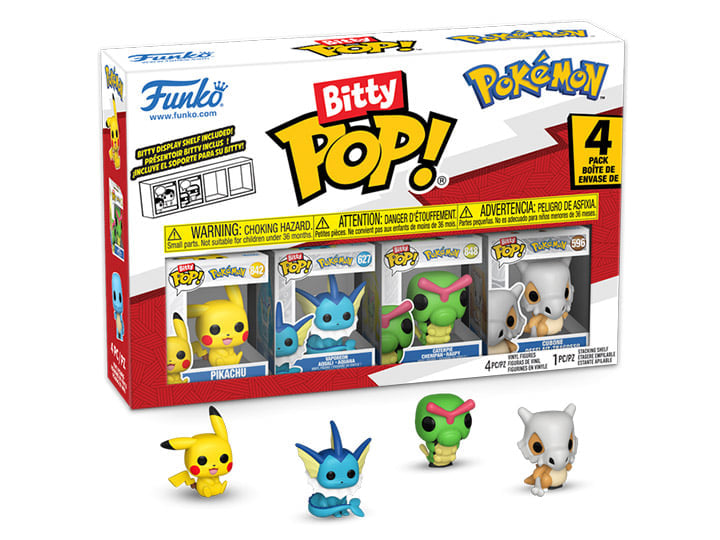 Pokemon Bitty Pop! Series 1 Four-Pack Gallery Image 1