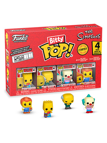 The Simpsons Bitty Pop! Series 1 Four-Pack Gallery Image 2