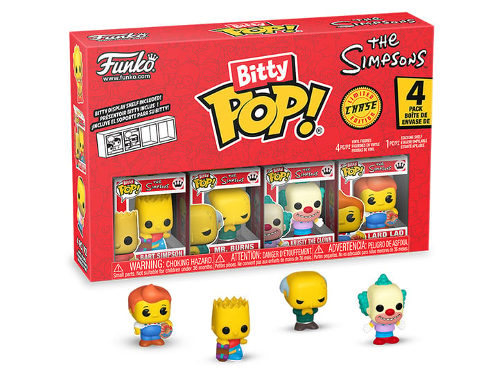 The Simpsons Bitty Pop! Series 1 Four-Pack Gallery Image 1