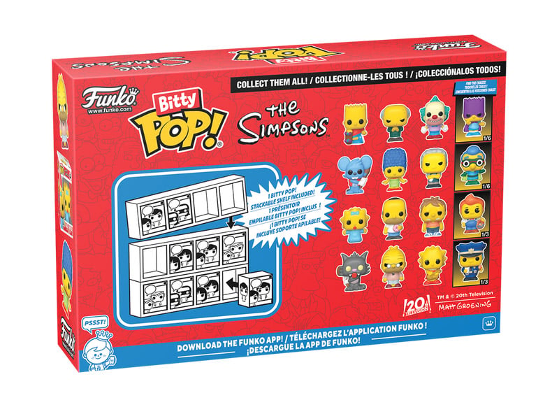 The Simpsons Bitty Pop! Series 1 Four-Pack Gallery Image 4