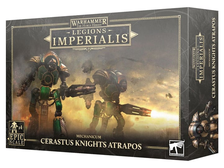 Warhammer: The Horus Heresy Legions Imperialis Mechanicum Cerastus Knights Atrapos Epic Scale Miniatures Set Gallery Image 1
