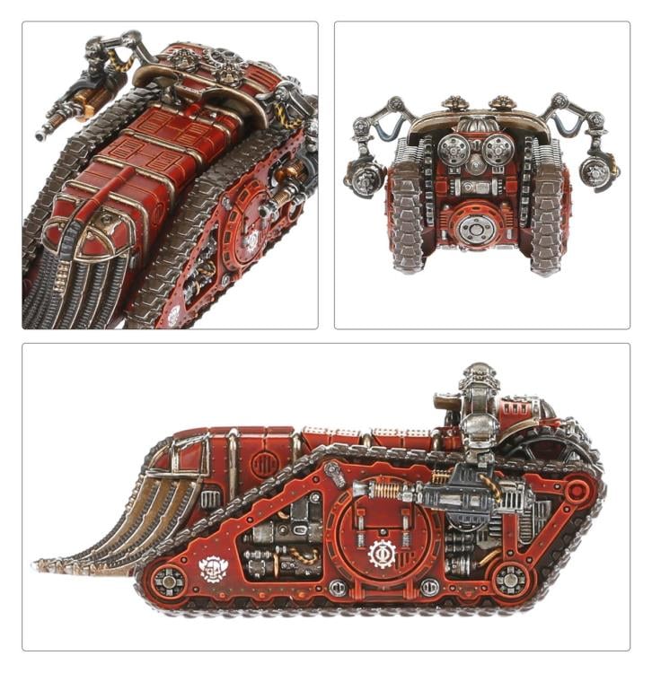 Warhammer: The Horus Heresy Legions Imperialis Mechanicum Karacnos Assault Tank Squadron Epic Scale Miniatures Set Gallery Image 4