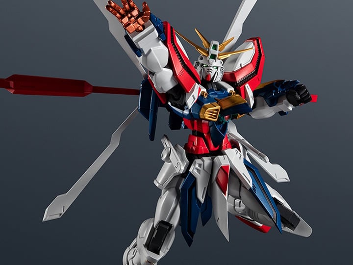 Mobile Fighter G Gundam Gundam Universe GF13-017NJII Burning Gundam (Renewal) Action Figure Gallery Image 1