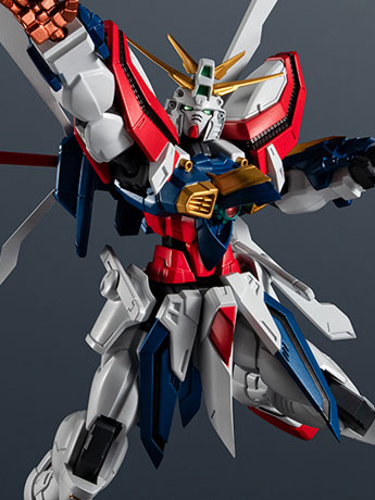 Mobile Fighter G Gundam Gundam Universe GF13-017NJII Burning Gundam (Renewal) Action Figure Gallery Image 2