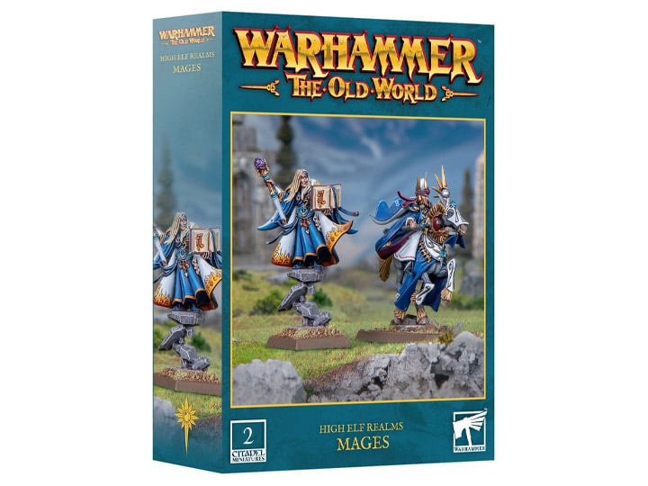 Warhammer: The Old World High Elf Realms High Elf Mages Citadel Miniatures Set Gallery Image 1