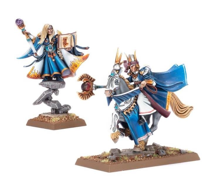 Warhammer: The Old World High Elf Realms High Elf Mages Citadel Miniatures Set Gallery Image 3