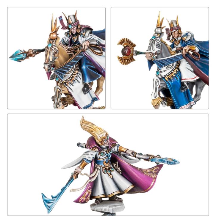 Warhammer: The Old World High Elf Realms High Elf Mages Citadel Miniatures Set Gallery Image 5
