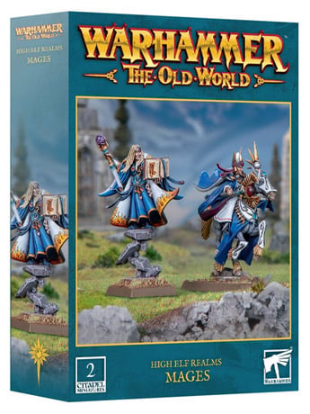 Warhammer: The Old World High Elf Realms High Elf Mages Citadel Miniatures Set Gallery Image 2
