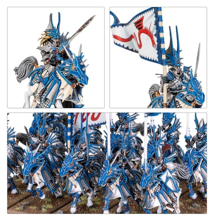 Warhammer: The Old World High Elf Realms Dragon Princes of Caledor Citadel Miniatures Set Gallery Image 4