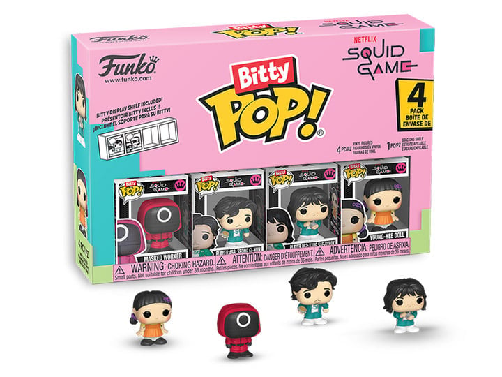 Squid Game Bitty Pop! Netflix Series 2 Four-Pack