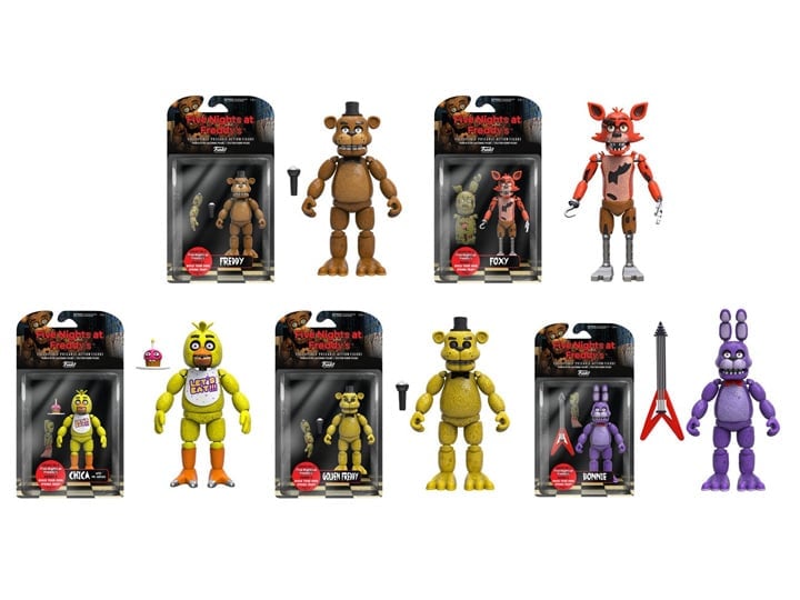 Five Nights at Freddy's Articulated Figure - Set of 5 Gallery Image 1