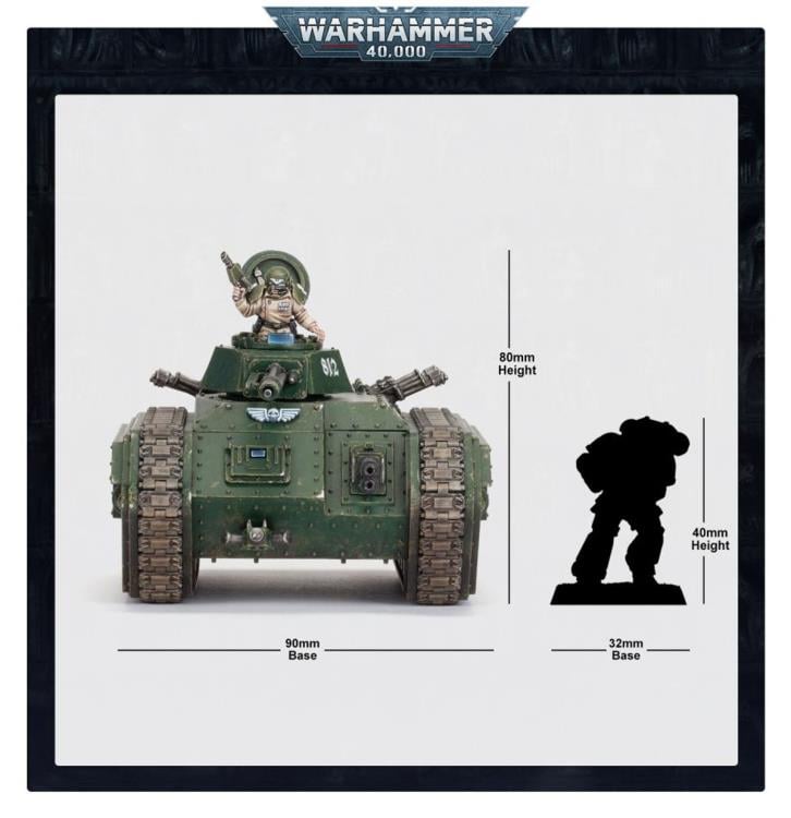 Warhammer 40,000 Astra Militarum Chimera Miniature Gallery Image 5