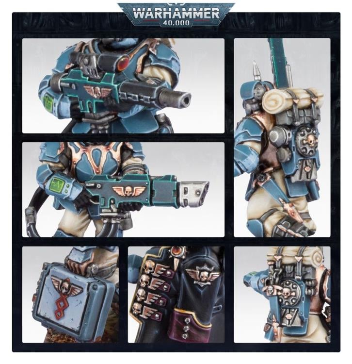 Warhammer 40,000 Astra Militarum Tempestus Scions Miniatures Set Gallery Image 4