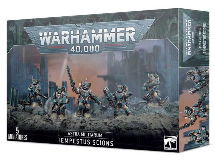 Warhammer 40,000 Astra Militarum Tempestus Scions Miniatures Set Gallery Image 1