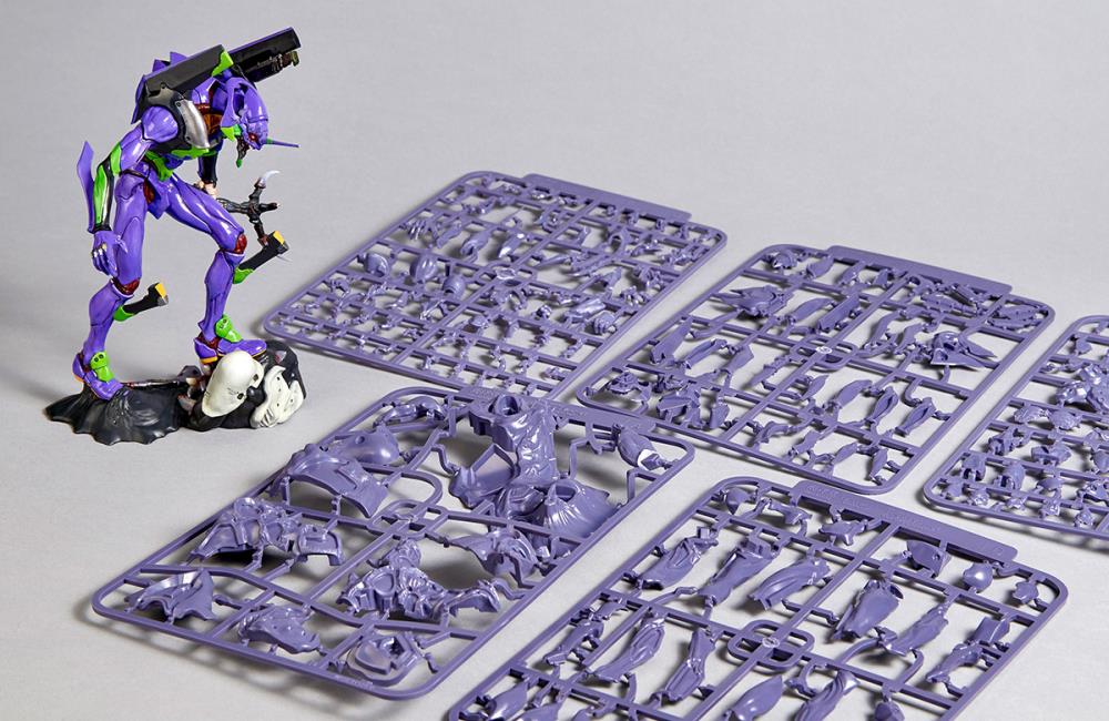Neon Genesis Evangelion ARTPLA Sculpture Works EVA Test Type-01 Berserk Model Kit (Reissue) Gallery Image 8