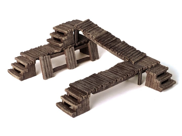 Monster Scenery Bridges & Barricades Tabletop Scenery Set Gallery Image 1