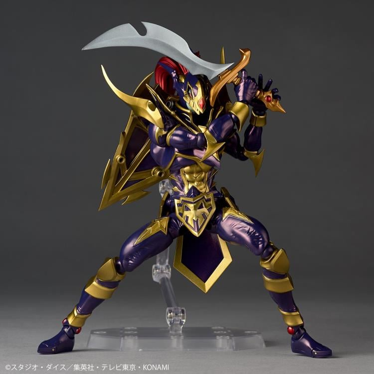 Yu-Gi-Oh! Duel Monsters Amazing Yamaguchi Revoltech NR088 Black Luster Soldier Action Figure Gallery Image 6
