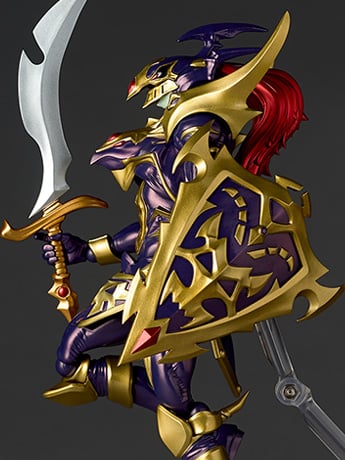 Yu-Gi-Oh! Duel Monsters Amazing Yamaguchi Revoltech NR088 Black Luster Soldier Action Figure Gallery Image 2
