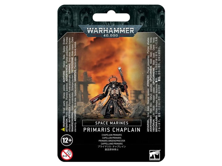 Warhammer 40,000 Space Marines Primaris Chaplain Miniature Gallery Image 1