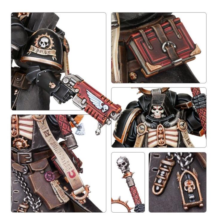 Warhammer 40,000 Space Marines Primaris Chaplain Miniature Gallery Image 4