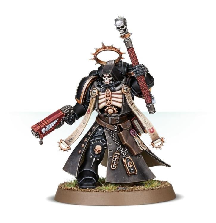Warhammer 40,000 Space Marines Primaris Chaplain Miniature Gallery Image 3