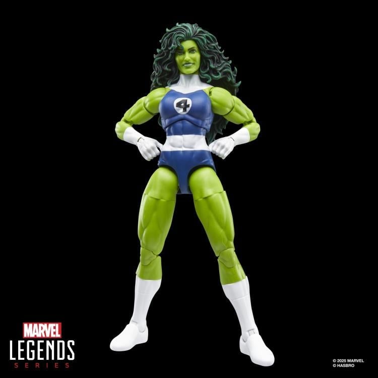 Fantastic Four Marvel Legends Retro Collection She-Hulk Action Figure Gallery Image 7