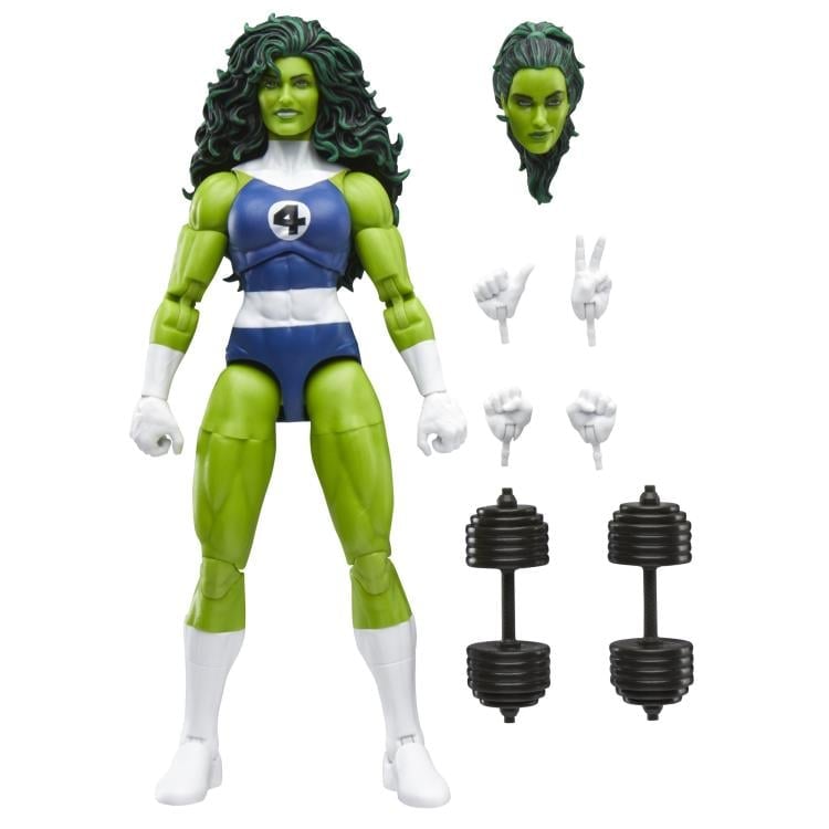 Fantastic Four Marvel Legends Retro Collection She-Hulk Action Figure Gallery Image 10