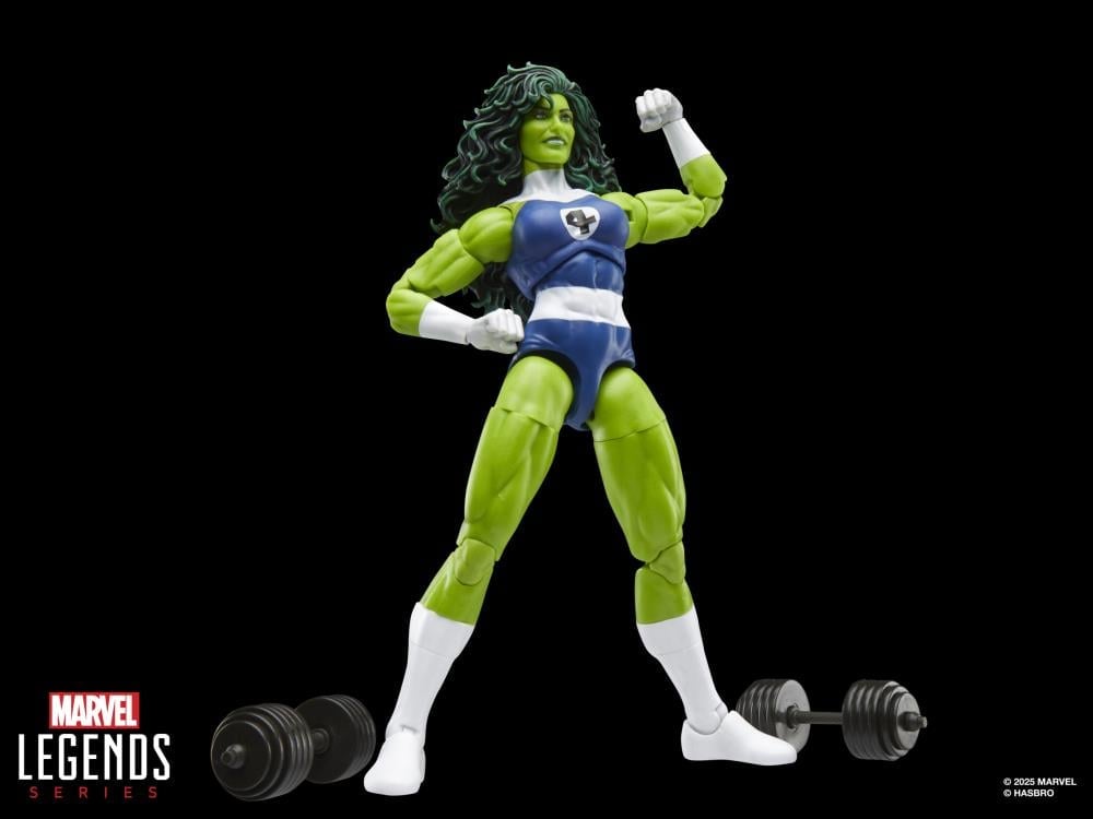 Fantastic Four Marvel Legends Retro Collection She-Hulk Action Figure Gallery Image 3
