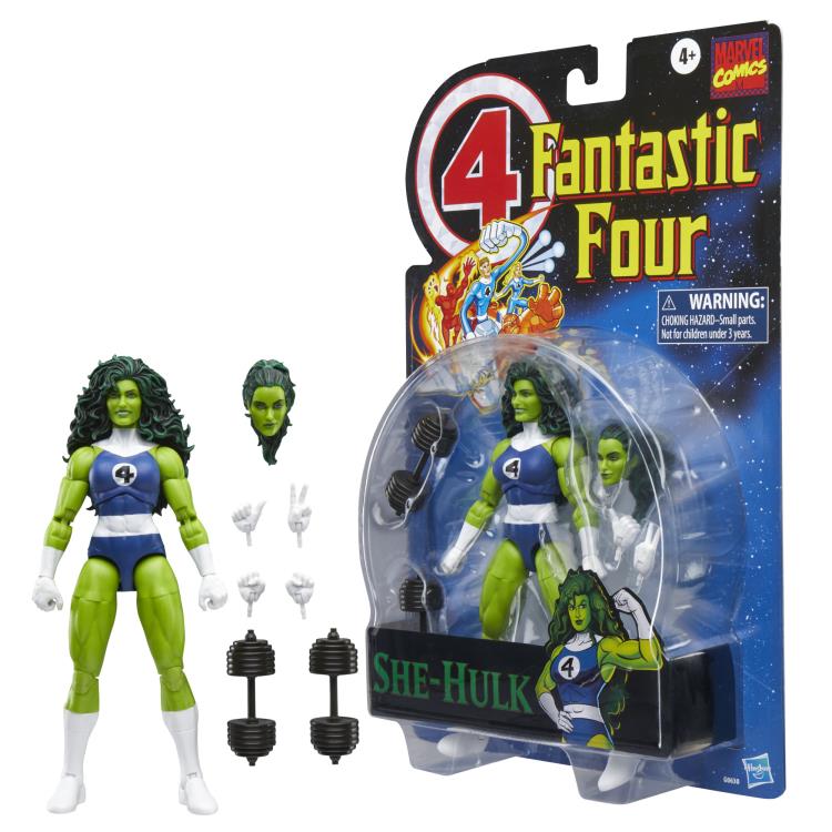 Fantastic Four Marvel Legends Retro Collection She-Hulk Action Figure Gallery Image 11