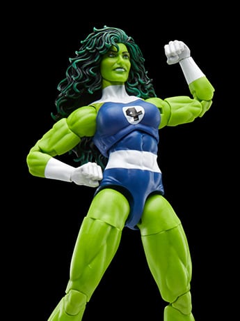 Fantastic Four Marvel Legends Retro Collection She-Hulk Action Figure Gallery Image 2