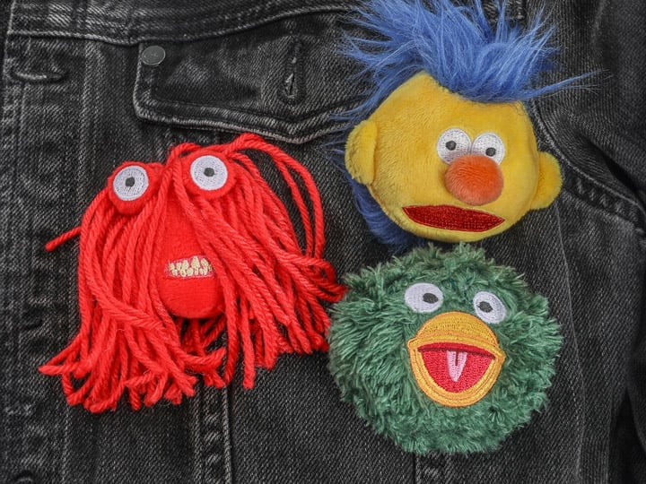 Don't Hug Me I'm Scared Plush Pin Three-Pack Gallery Image 1