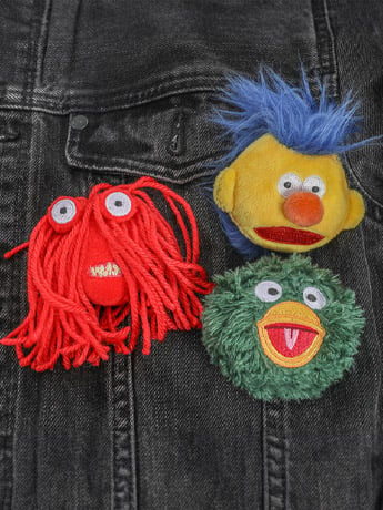 Don't Hug Me I'm Scared Plush Pin Three-Pack Gallery Image 2