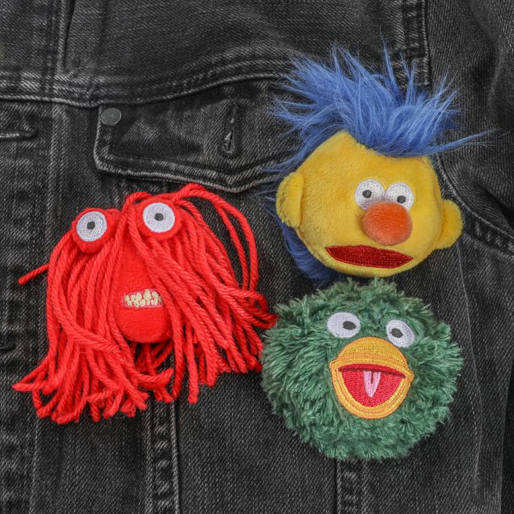 Don't Hug Me I'm Scared Plush Pin Three-Pack Gallery Image 3