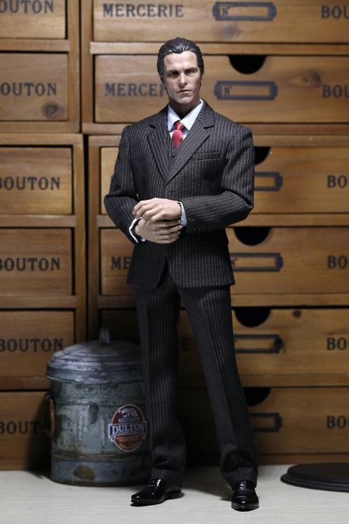 1/6 Scale X22 Men's Grey Striped Suit Gallery Image 4