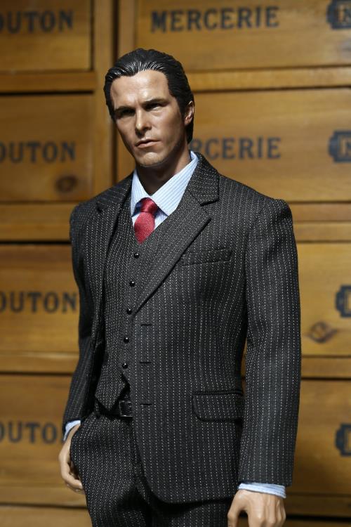 1/6 Scale X22 Men's Grey Striped Suit Gallery Image 5