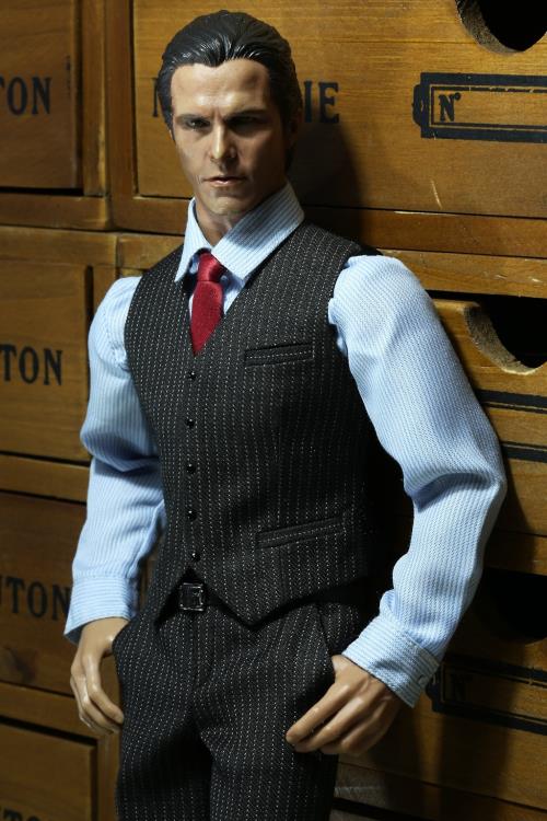 1/6 Scale X22 Men's Grey Striped Suit Gallery Image 9