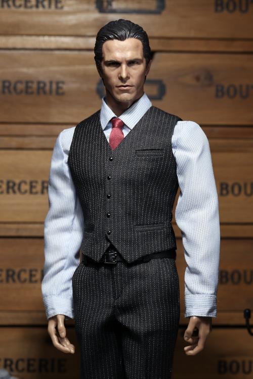1/6 Scale X22 Men's Grey Striped Suit Gallery Image 8