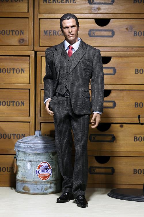 1/6 Scale X22 Men's Grey Striped Suit Gallery Image 3