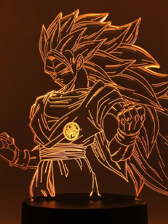 Dragon Ball Super Super Saiyan 3 Goku Otaku Lamp Gallery Image 2