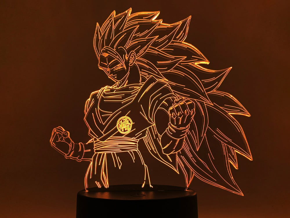 Dragon Ball Super Super Saiyan 3 Goku Otaku Lamp Gallery Image 1