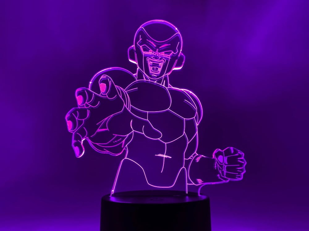 Dragon Ball Super Golden Frieza Otaku Lamp Gallery Image 1