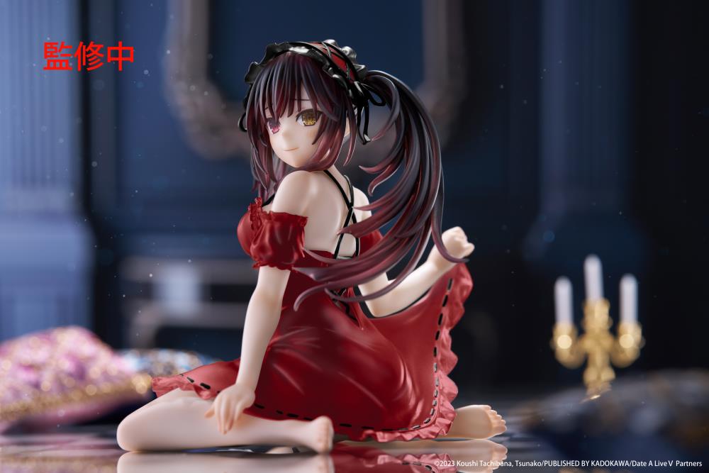 Date A Live V Desktop Cute Kurumi Tokisaki (Nightwear Ver.) Figure (Renewal Edition) Gallery Image 5