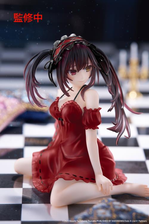 Date A Live V Desktop Cute Kurumi Tokisaki (Nightwear Ver.) Figure (Renewal Edition) Gallery Image 6