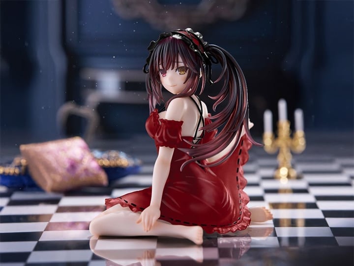 Date A Live V Desktop Cute Kurumi Tokisaki (Nightwear Ver.) Figure (Renewal Edition) Gallery Image 1