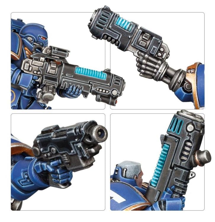 Warhammer 40,000 Space Marines Hellblasters Citadel Miniatures Set Gallery Image 5