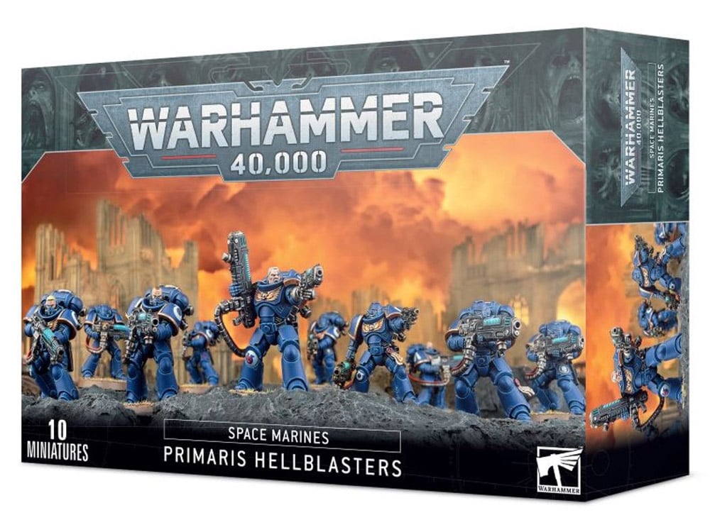 Warhammer 40,000 Space Marines Hellblasters Citadel Miniatures Set Gallery Image 1