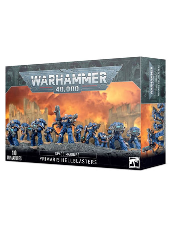 Warhammer 40,000 Space Marines Hellblasters Citadel Miniatures Set Gallery Image 2