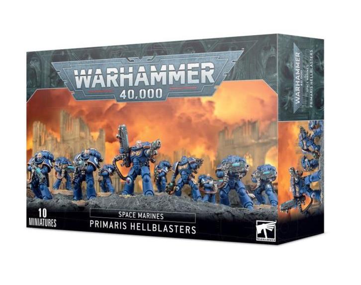 Warhammer 40,000 Space Marines Hellblasters Citadel Miniatures Set Gallery Image 8