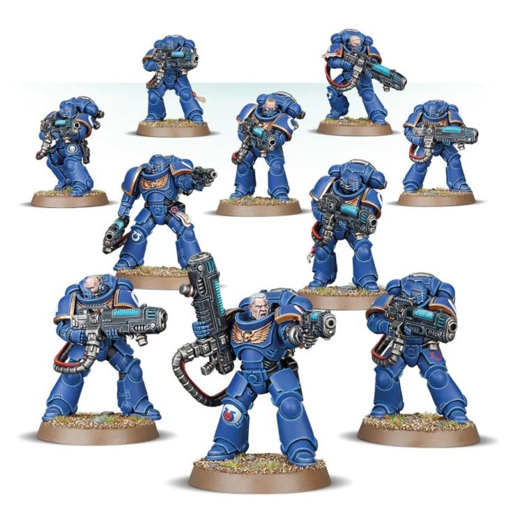 Warhammer 40,000 Space Marines Hellblasters Citadel Miniatures Set Gallery Image 3